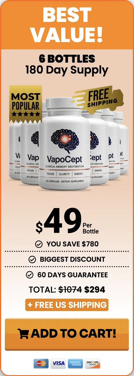 VapoCept 6 bottles